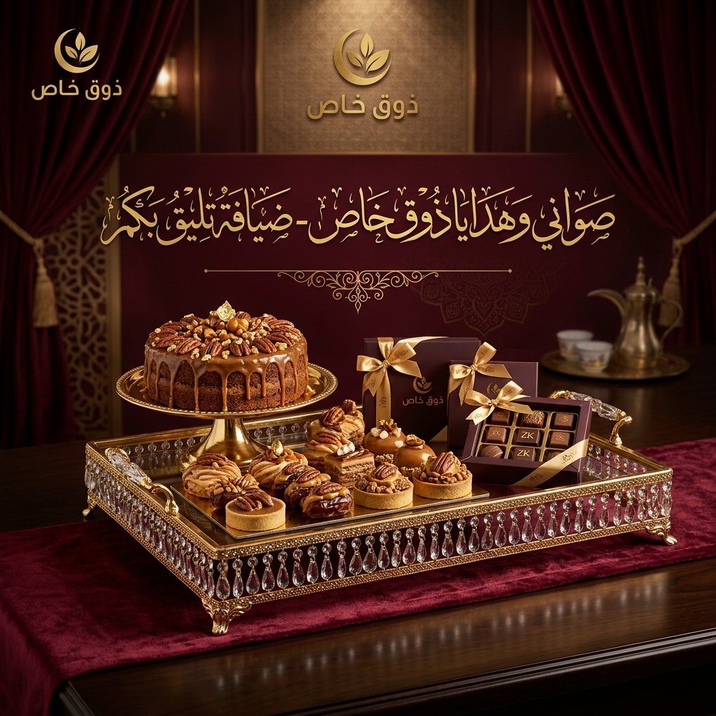 صواني وهدايا ذوق خاص الفاخرة